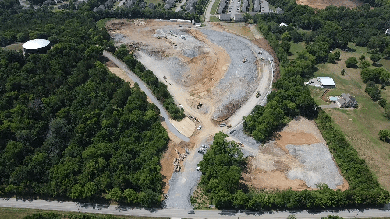 Apartments in Thompson's Station, Tennessee - Aerial Photo July 2022